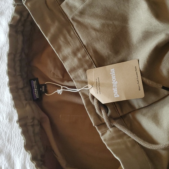 Patagonia Sage Mens Twill Traveler Hiking Cinched, Button, Zip Sz. M Pants - Picture 10 of 16